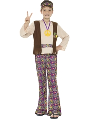 Buy Hippie Boy Costume - Size S
