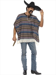 Buy Mexican Poncho, Adult
