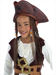 Buy Pirate Hat With Dreadlocks, Child
