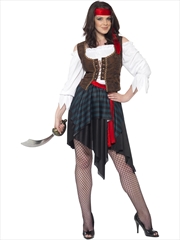 Buy Pirate Lady Costume - Size S