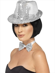 Buy Silver Sequin Hat, Adult