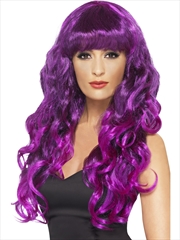 Buy Superstar Brown Wig, Adult