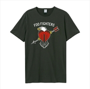 Buy Foo Fighters Eagle Tattoo Amplified Vintage Charcoal X Large T Shirt