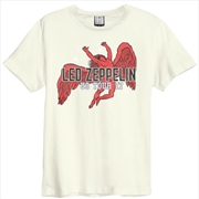 Buy Led Zeppelin Us Tour 77 (Icarus) Amplified Vintage White Xx Large T Shirt