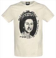 Buy Sex Pistols God Save The Queen Amplified Vintage White Large T Shirt