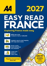 Buy AA Easy Read Atlas France 2027