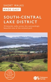Buy OS Short Walks Made Easy - Ambleside, Windermere, Hawkshead and Coniston (South Central Lakes)