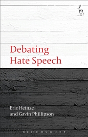 Buy Debating Hate Speech