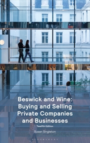 Buy Beswick And Wine On Buying And Selling Private Companies And Businesses