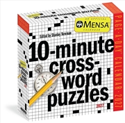 Buy Mensa 10-Minute Crossword Puzzles Page-A-Day Calendar 2027