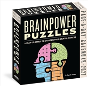 Buy Brainpower Puzzles Page-A-Day Calendar 2027