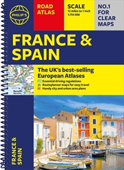 Buy Philip's France And Spain Road Atlas