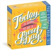 Buy Today Is Going To Be A Great Day! Page-A-Day Calendar 2027