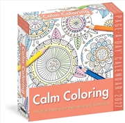 Buy Calm Coloring Page-A-Day Calendar 2027