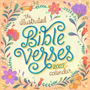 Buy Illustrated Bible Verses Wall Calendar 2027