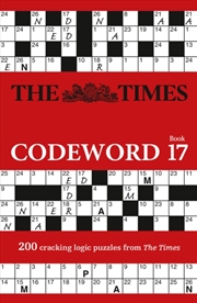 Buy The Times Codeword 17 : 200 Cracking Logic Puzzles