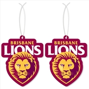 Buy AFL - Brisbane Lions Air Freshener S/2