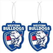 Buy AFL - Western Bulldogs Air Freshener S/2