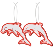 Buy Nrl - Dolphins Air Freshener S/2