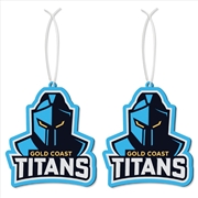 Buy Nrl - Gold Coast Titans Air Freshener S/2