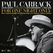 Buy For One Night Only - Live In London