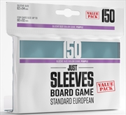 Buy Gamegenic Just Sleeves - Size Code Purple - Standard European Sized Value Pack (62Mm X 94Mm) (150 Sl