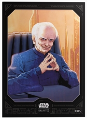 Buy Gamegenic Star Wars Unlimited Premium Art Sleeves - Chancellor Palpatine (66Mm X 92Mm)