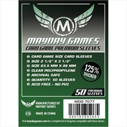 Buy Mayday - Premium Card Game Sleeves (Pack Of 50) - 63.5 Mm X 88 Mm (Dark Green)