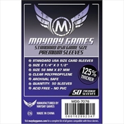 Buy Mayday - Premium Usa Board Game Sleeves (Pack Of 50) - 56 Mm X 87 Mm (Purple)