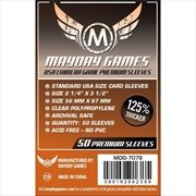 Buy Mayday - Premium Usa Chimera Game Sleeves (Pack Of 50) - 57.5 Mm X 89 Mm (Orange)