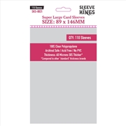 Buy Sleeve Kings Board Game Sleeves "Super Large (89Mm X146Mm) (110 Sleeves Per Pack)