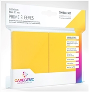 Buy Gamegenic Prime Card Sleeves Yellow (66Mm X 91Mm) (100 Sleeves Per Pack)