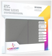 Buy Gamegenic Prime Card Sleeves Dark Gray (66Mm X 91Mm) (100 Sleeves Per Pack)