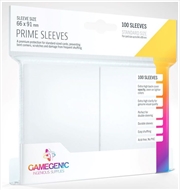 Buy Gamegenic Prime Card Sleeves White (66Mm X 91Mm) (100 Sleeves Per Pack)