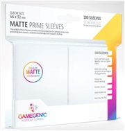 Buy Gamegenic Matte Prime Card Sleeves White (66Mm X 91Mm) (100 Sleeves Per Pack)