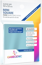 Buy Gamegenic Prime Board Game Sleeves - Size Code Dark Blue - Mini Square-Sized/Kingdom Death Monster (