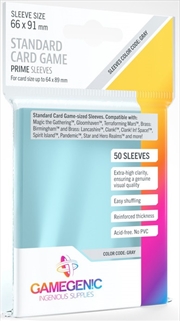 Buy Gamegenic Prime Board Game Sleeves - Size Code Gray - Standard Size (66Mm X 91Mm) (50 Sleeves Per Pa