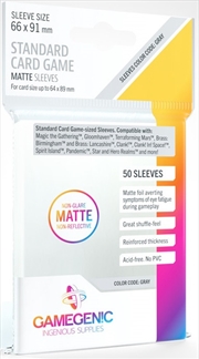 Buy Gamegenic Matte Board Game Sleeves - Size Code Gray - Standard Size (66Mm X 91Mm) (50 Sleeves Per Pa