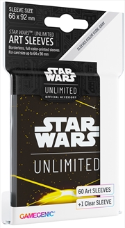 Buy Gamegenic Star Wars Unlimited Art Sleeves - Card Back Yellow