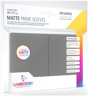 Buy Gamegenic Matte Prime Card Sleeves Dark Gray (66Mm X 91Mm) (100 Sleeves Per Pack)