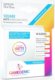 Buy Gamegenic Matte Board Game Sleeves - Size Code Blue - Square Sized (73Mm X 73Mm) (50 Sleeves Per Pac