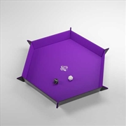 Buy Gamegenic Magnetic Dice Tray Hexagonal Black/Purple