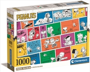 Buy Clementoni Puzzle Compact Peanuts 1000 Piece Puzzle