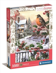 Buy Clementoni Impossible Puzzle Robin And Holly Bushes 1,000 Pieces