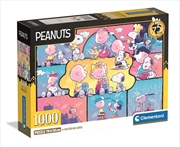 Buy Clementoni Puzzle Peanuts 2 75 Years Poster Included 1,000 Pieces