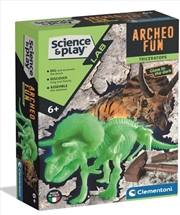 Buy Clementoni Science & Play Dig Kit - Triceratops