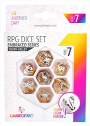 Buy Gamegenic Embraced Series - Death Valley - Rpg Dice Set (7Pcs)