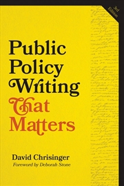 Buy Public Policy Writing That Matters