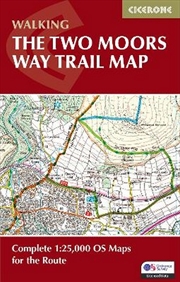 Buy The Two Moors Way Trail Map