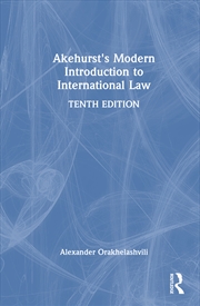 Buy Akehurst's Modern Introduction to International Law